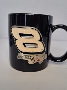 Dale Earnhardt Jr. Coffee Mug with Pewter #8 Emblem